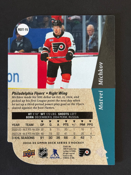 2024-25 Upper Deck Series 2 Matvei Michkov RDT-15