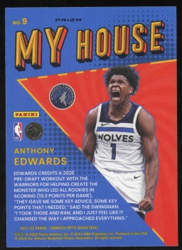 2021-22 Panini Donruss Optic Anthony Edwards My House