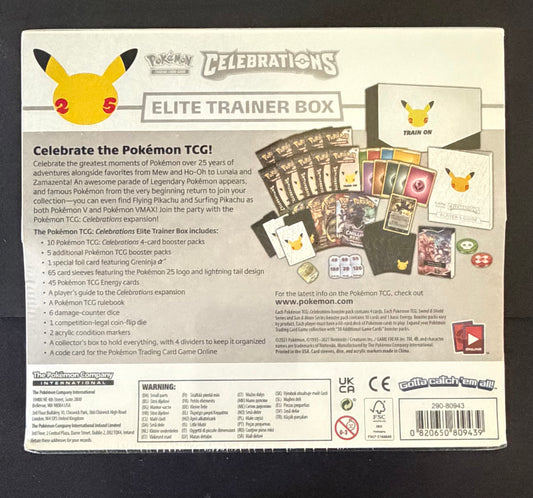 Pokemon TCG: Celebrations 25th Anniversary Elite Trainer Box