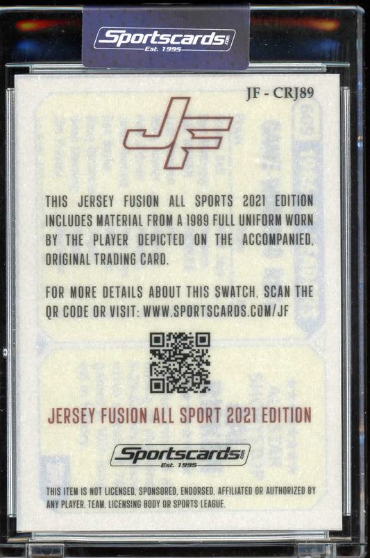 2021 JERSEY FUSION GAME USED JERSEY CAL RIPKEN JR ALL_STAR JF-CRJ89
