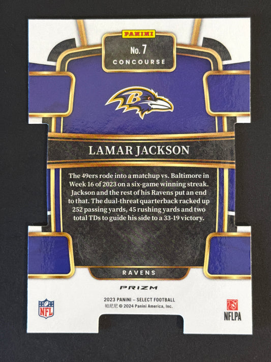 2023 Panini Select Lamar Jackson