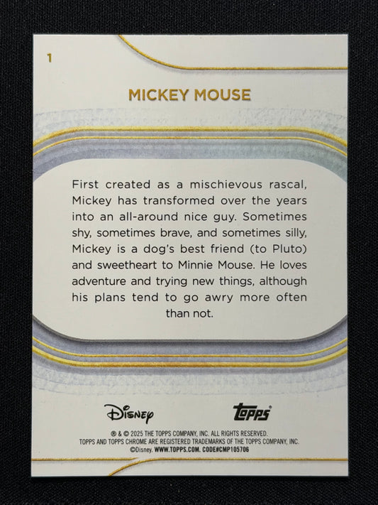 2025 Topps Chrome Disney Mickey Mouse