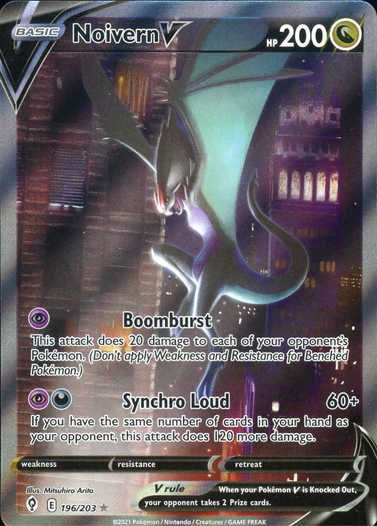 Noivern V (Alternate Full Art) 196/203 Swsh07: Evolving Skies