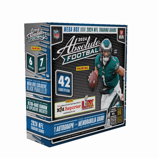 2024 Panini Absolute Football Trading Card Mega Box
