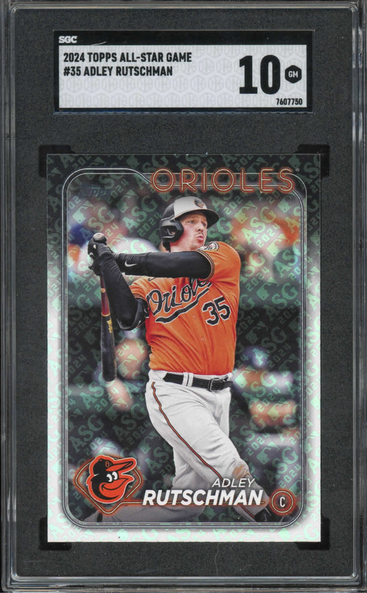 2024 TOPPS ALL-STAR GAME #35 ADLEY RUTSCHMAN SGC GEM MT 10