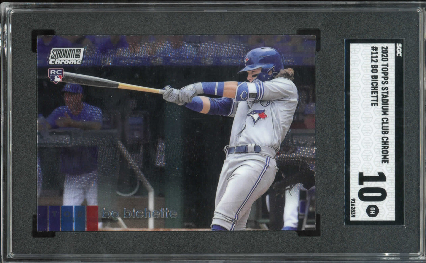 2020 TOPPS STADIUM CLUB CHROME #112 BO BICHETTE SGC GEM MT 10