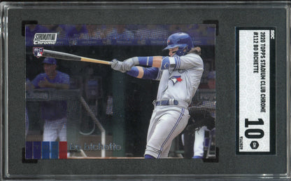 2020 TOPPS STADIUM CLUB CHROME #112 BO BICHETTE SGC GEM MT 10