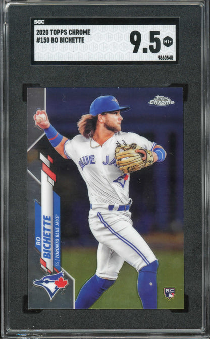 2020 TOPPS CHROME #150 BO BICHETTE SGC MT 9.5