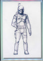 2022 Topps Chrome Star Wars Galaxy Original Trilogy Boba Fett Concept Art #OT2