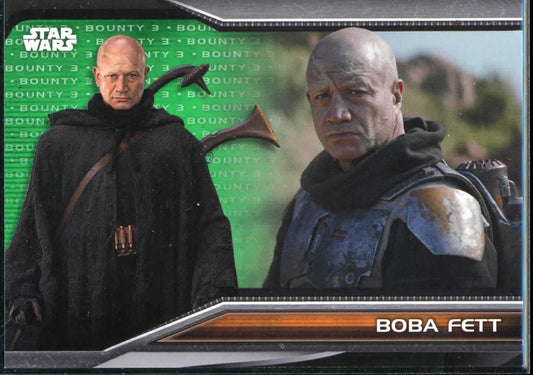 2021 Topps Star Wars Bounty Hunters Boba Fett 46/50 B3-11
