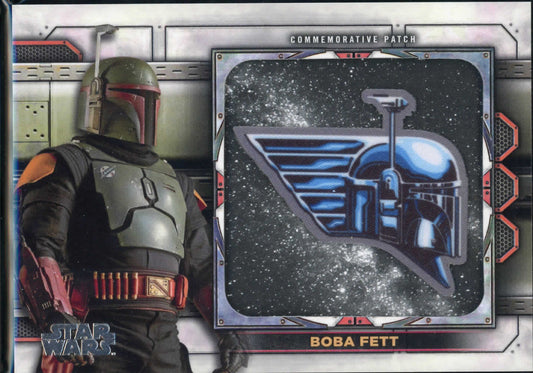 2022 Topps Star Wars Book Of Boba Fett, Boba Fett Commemorative Patch MP-7