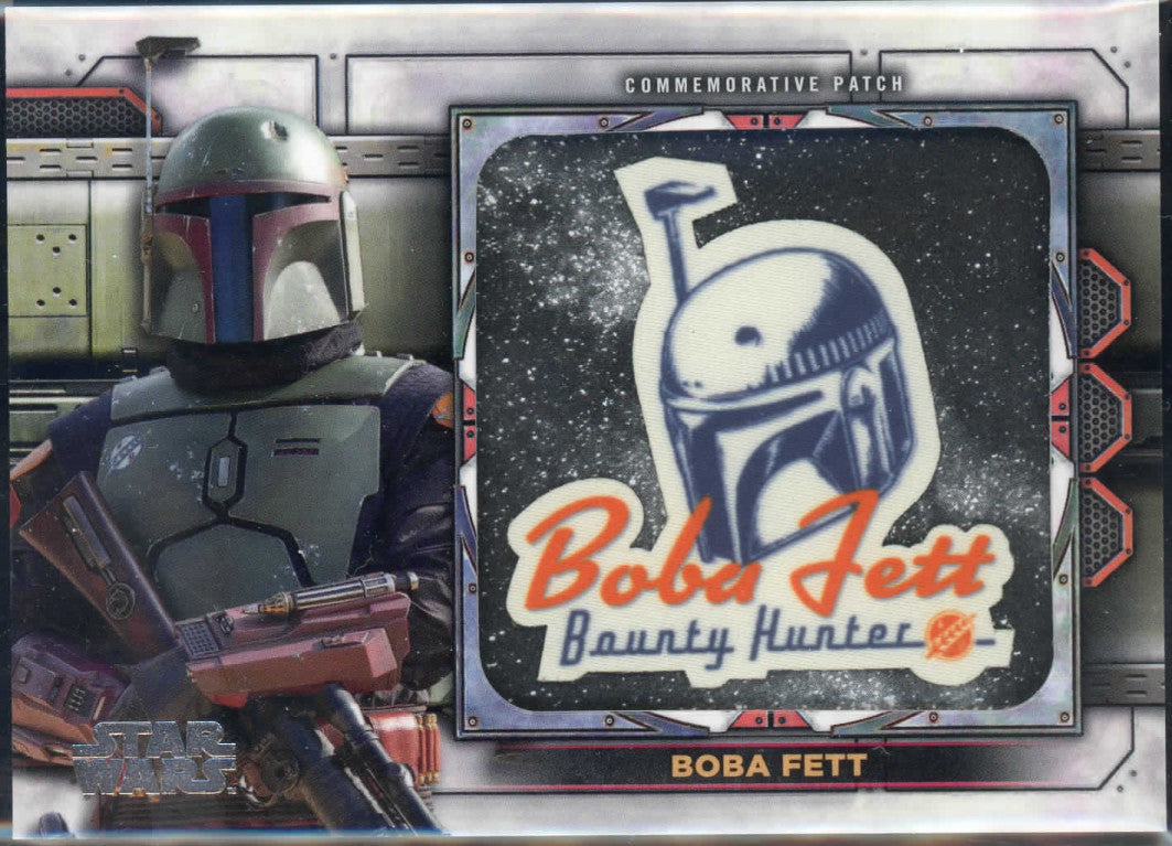 2022 Topps Star Wars The Book of Boba Fett,  Boba Fett Commemorative Patch Relic MP-10