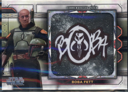 2022 Topps Star Wars The Book of Boba Fett,  Boba Fett Commemorative Patch Relic MP-3
