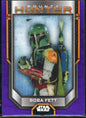 2021 Topps Star Wars Bounty Hunter Boba Fett Patch Purple Parallel 20/50 PBH-BF