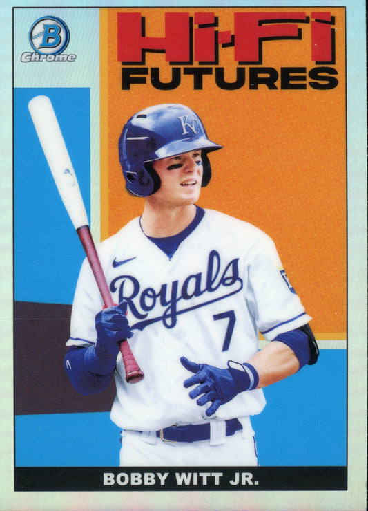 2022 Bowman Chrome Bobby Witt Jr HI-FI Futures Kansas City Royals
