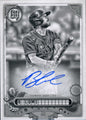Brandon Lowe 2022 Topps Gypsy Queen Black & White on card Auto 14/50 #GQA-BL