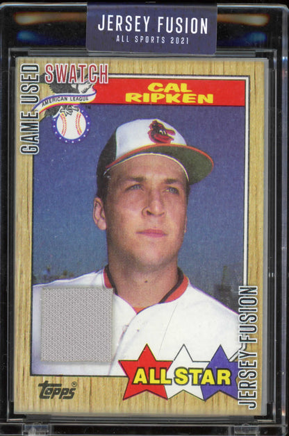 2021 JERSEY FUSION GAME USED JERSEY CAL RIPKEN JR ALL_STAR JF-CRJ89