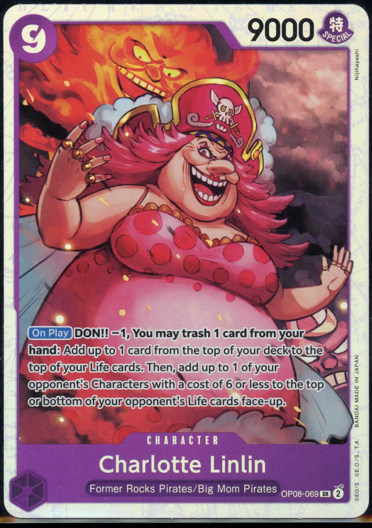 One Piece Charlotte Linlin Two Legends OP08-069 SR