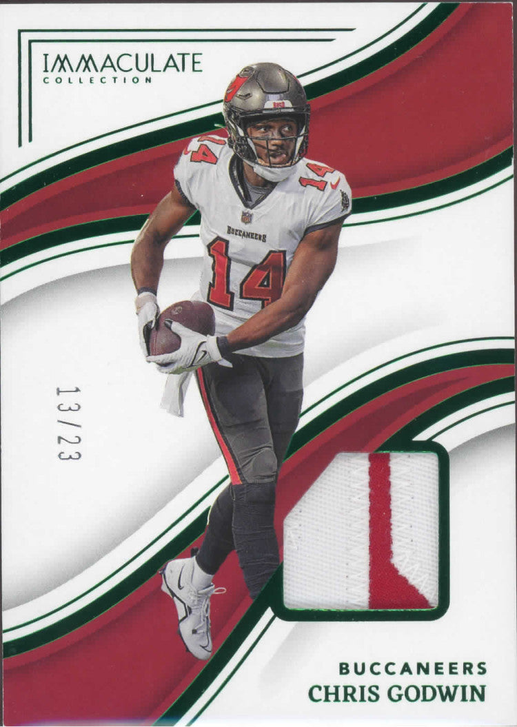 2023 Panini Immaculate Chris Godwin 2 color patch 13/23