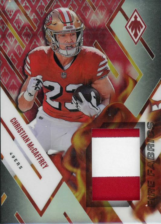 2022 Phoenix Fire Fabrics Christian McCaffery 2 Color Patch 79/99 49ers!