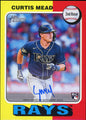 2024 Topps Heritage High Number Curtis Mead 1975 Reverse Real Ones Auto #RROA-CM