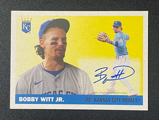 2025 Heritage Bobby Witt Jr (On Card Auto) 44/200