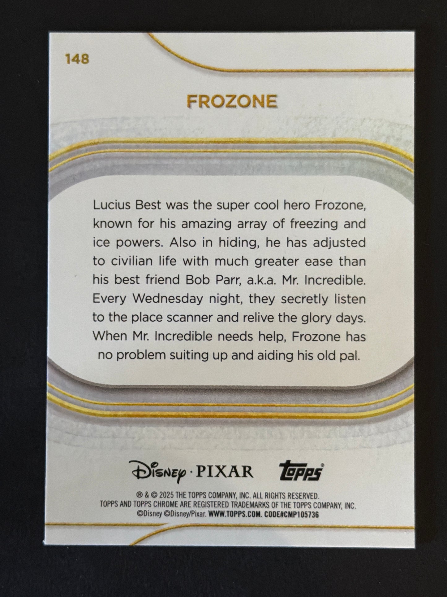 2025 Topps Chrome Disney Frozone