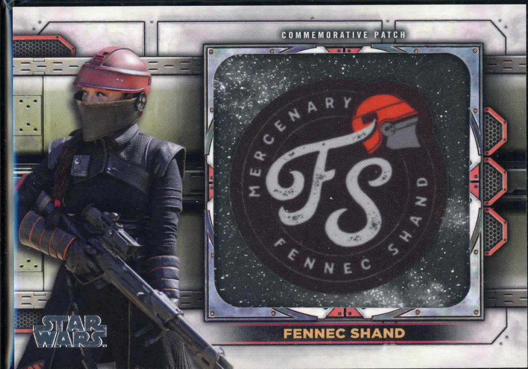 2022 Topps Star Wars Book Of Boba Fett, Fennec Shands Commemorative Patch MP-20