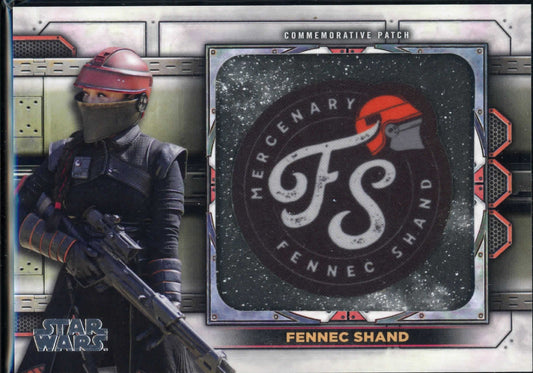 2022 Topps Star Wars Book Of Boba Fett, Fennec Shands Commemorative Patch MP-20