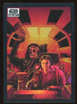 2022 Topps Star Wars Galaxy Chrome Han Solo & Chewbacca in the Cockpit Refractor