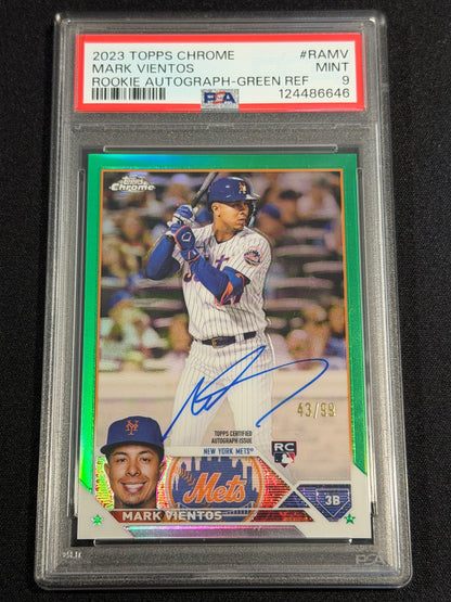 2023 Topps Chrome Mark Vientos Rookie Auto /99