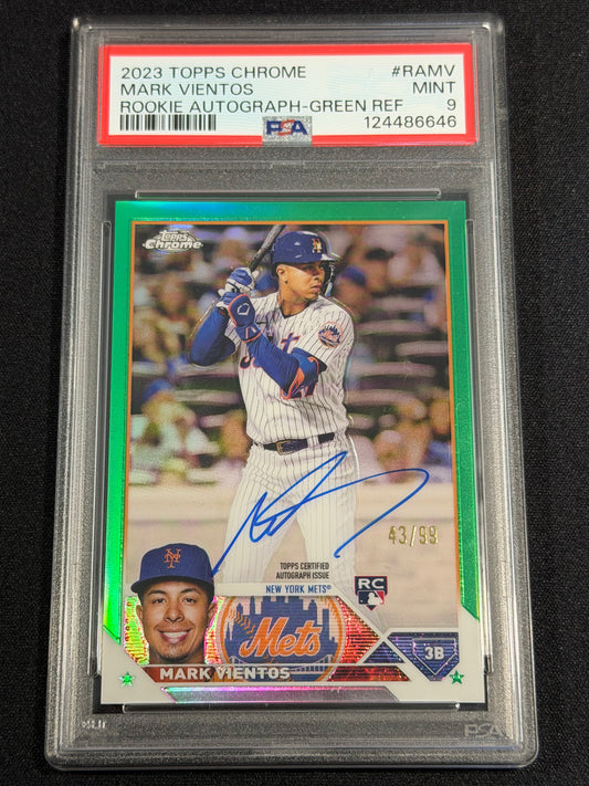 2023 Topps Chrome Mark Vientos Rookie Auto /99