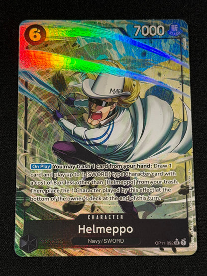 One Piece Card Game Helmeppo OP11-092 SR - English