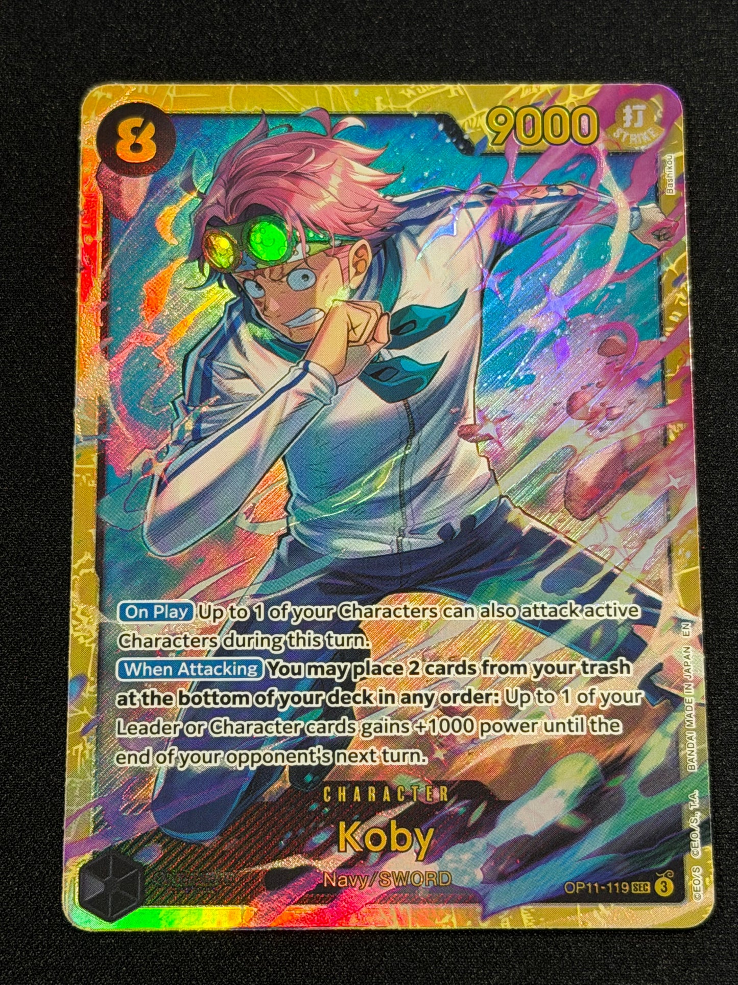 ONE PIECE Card Game Koby OP11-119 SEC - English