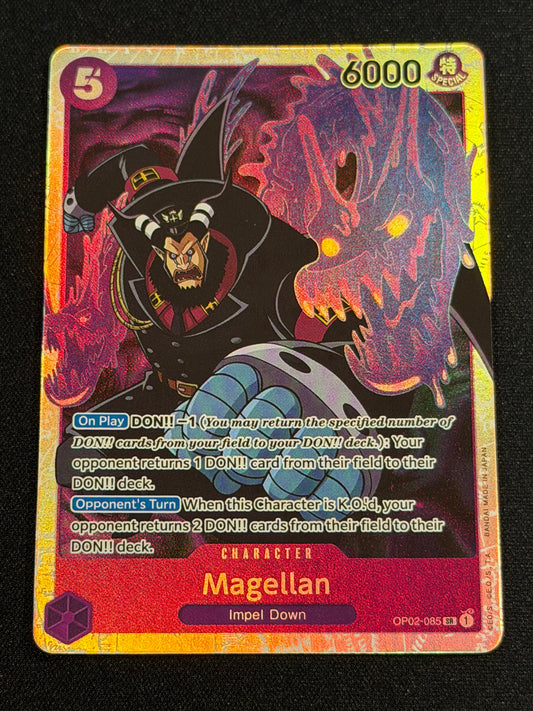 One Piece Card Game Magellan OP02-085 SR