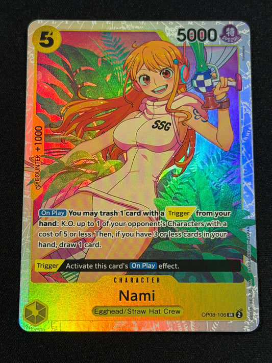ONE PIECE Card Game Nami OP08-106 SR - English