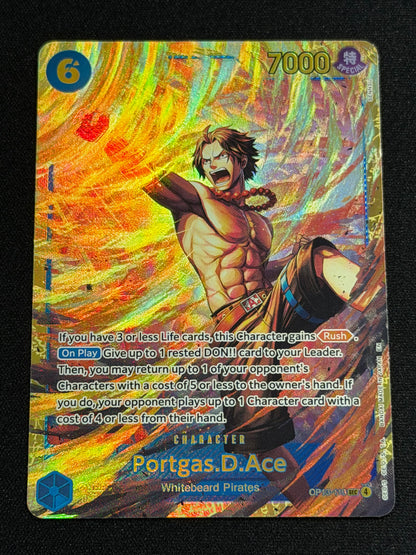 One Piece Card Game Portgas D. Ace OP13-119 SEC - English