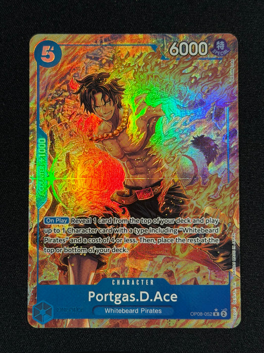 One Piece Portgas.D.Ace OP08-052 Rare