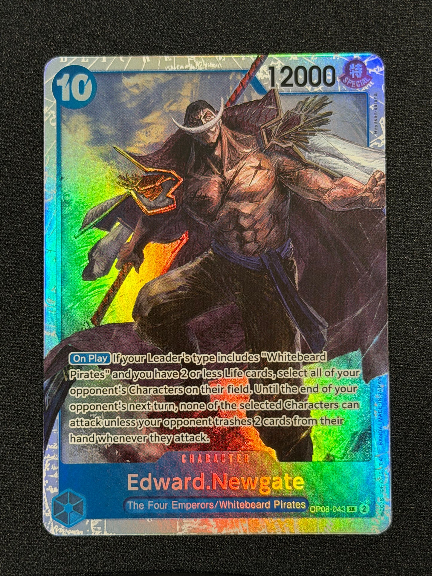 One Piece Edward Newgate (White Beard) OP08-043 SR