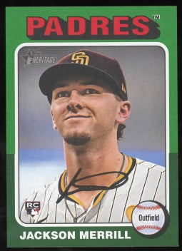2024 Topps Heritage High Number Jackson Merrill RC