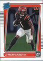 2021 Panini Donruss Optic Ja'Marr Chase Rated Rookie Card RC #207 Bengals Football