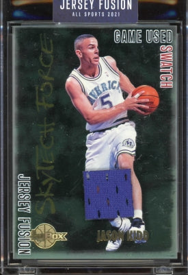 2021 Jersey Fusion Jason Kidd Game Used Swatch