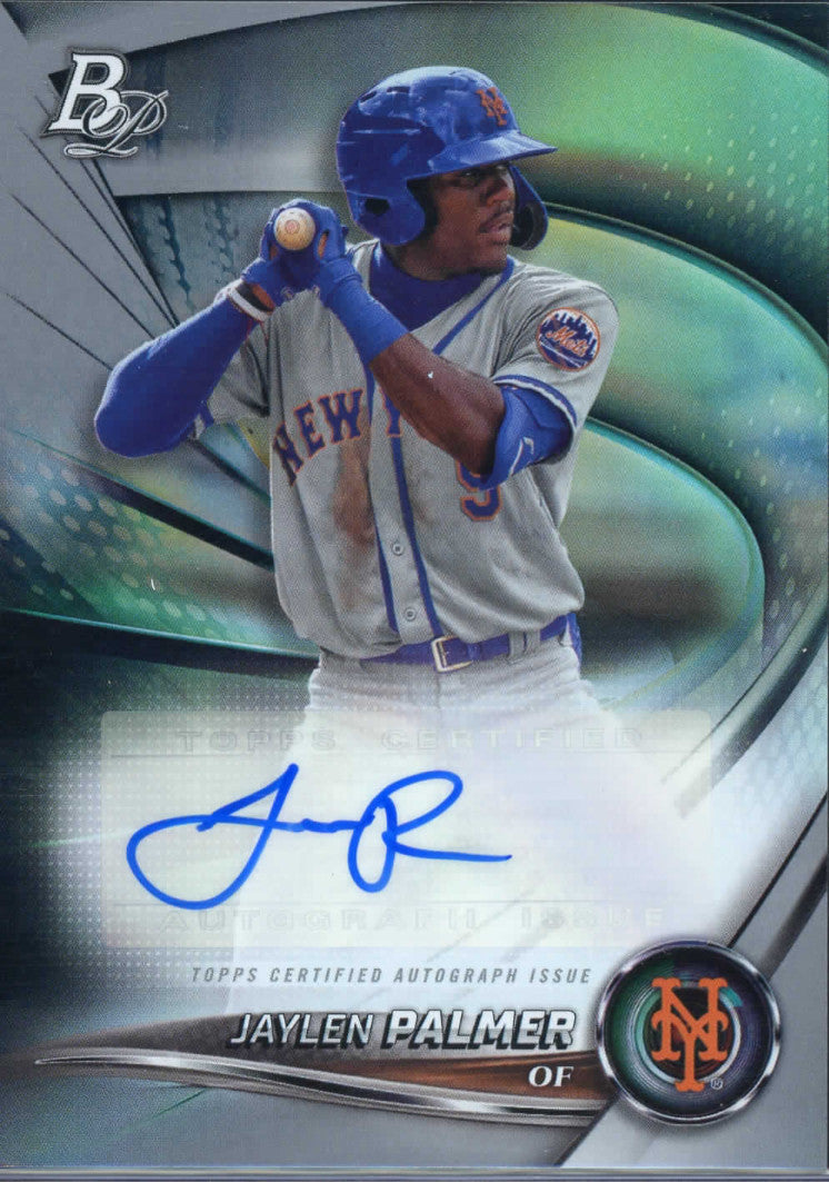 2022 Bowman Platinum Baseball Jaylen Palmer Auto New York Mets Prospects