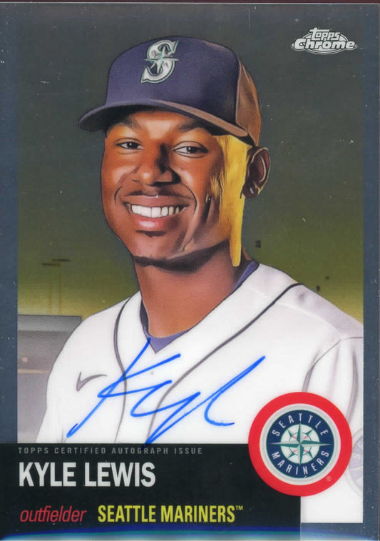 2022 Topps Chrome Platinum Anniversary Kyle Lewis Auto