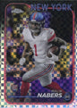 2024 Topps Chrome Football Malik Nabers X-Fractor RC #205