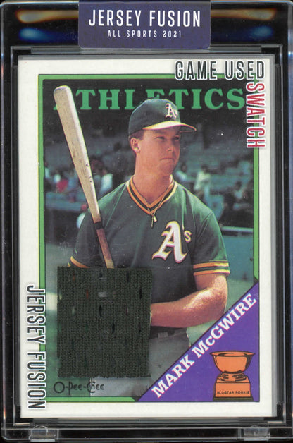 2021 Jersey Fusion Mark McGwire 1988 O -Pee-Chee
