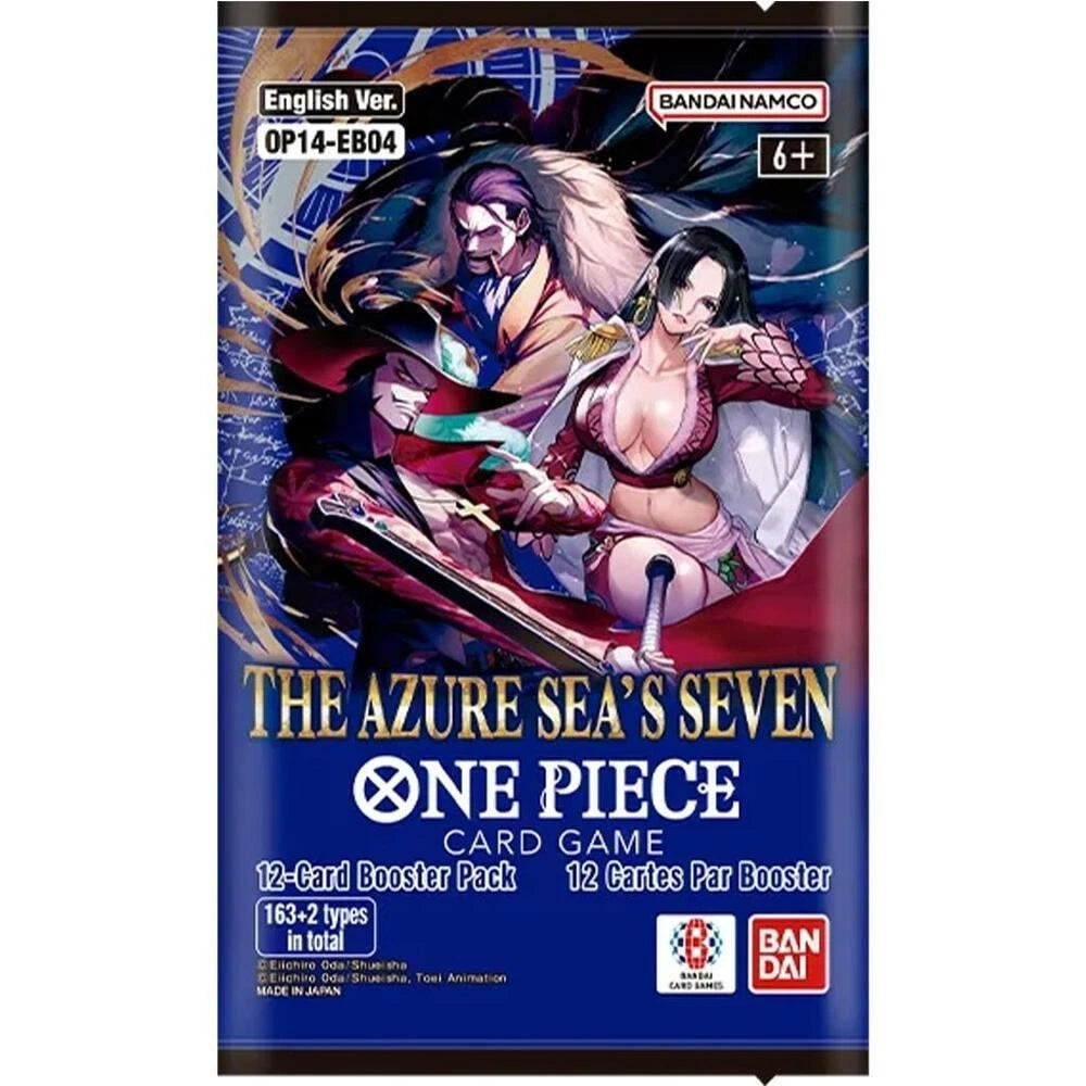 One Piece OP-14-EB04 The Azure Sea's Seven (Booster Packs) English TCG
