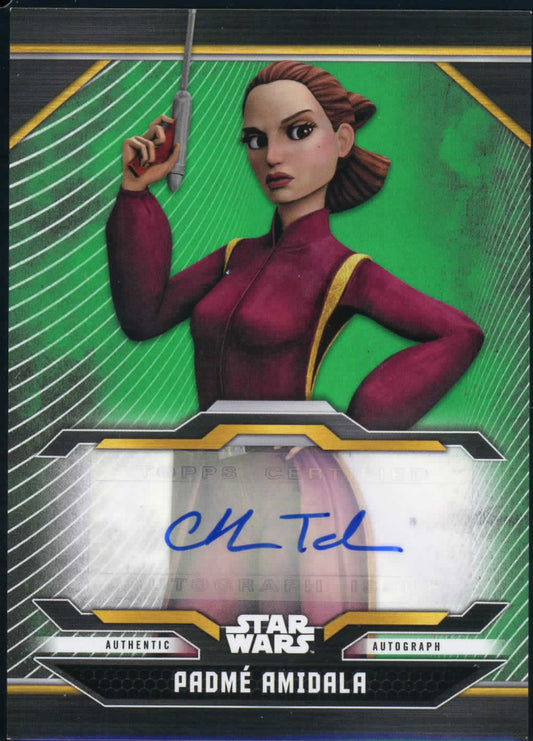 2021 Topps Star Wars Bounty Hunters Catherine Taber Auto #34/75 Padme Amidala