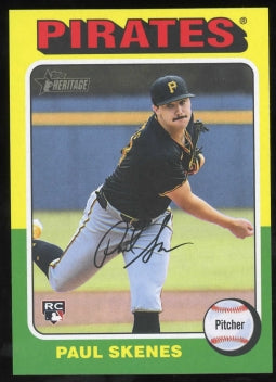 2024 Topps Heritage High Number Paul Skenes RC
