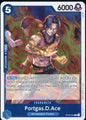 One Piece Portgas D Ace OP08-052 Rare Holo Two Legends